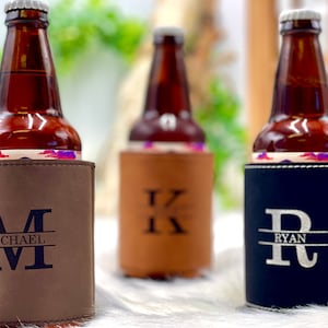 Personalized Groomsmen Gifts - Bachelor Party Gifts, Beer Bottle Holder, Groomsmen Proposal Gift Ideas, Wedding Party Gifts, Party Favors