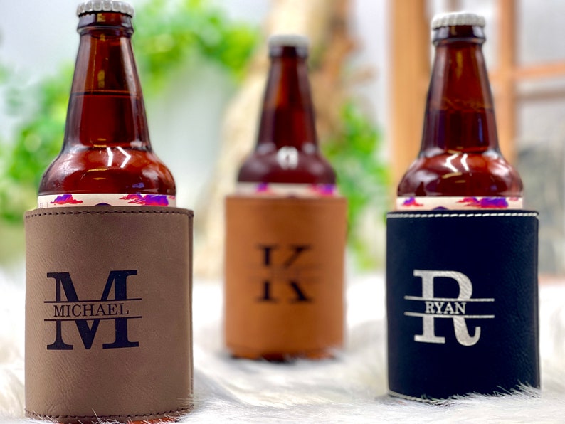 Personalized Groomsmen Gifts - Bachelor Party Gifts, Beer Bottle Holder, Groomsmen Proposal Gift Ideas, Wedding Party Gifts, Party Favors 