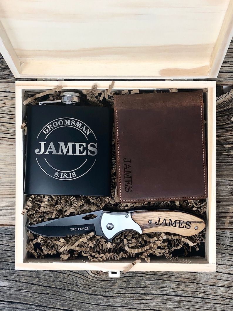 Groomsmen Gift Groomsmen Proposal Gifts Personalized Etsy