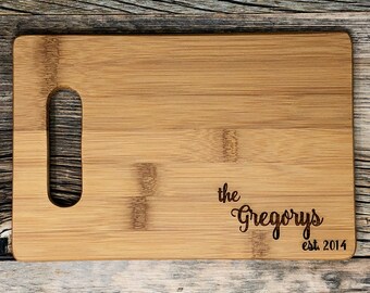 Couple Cutting Board, Personalized Cutting Board, Monogram wood Cutting Board, wedding gift, Valentine's Day gift for mom, Anniversary Gifts