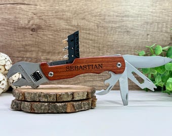 Father's day Personalized Wrench Multi-tool - Engraved Multi-tool - Father's Day Gift - Gifts for Dad - Engraved Wrench - Personalized Tools