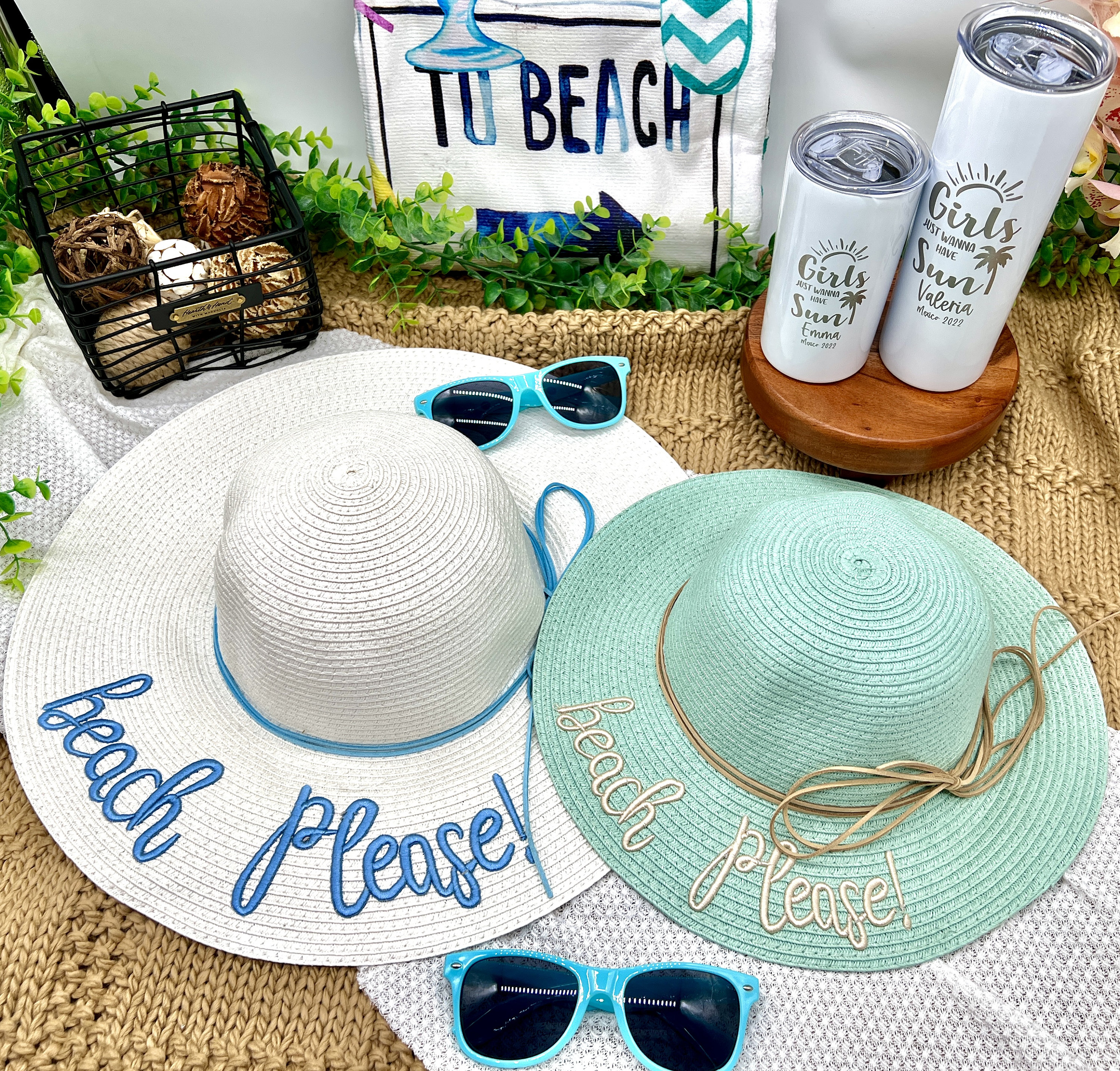 Beach Please Sun Hat - Etsy