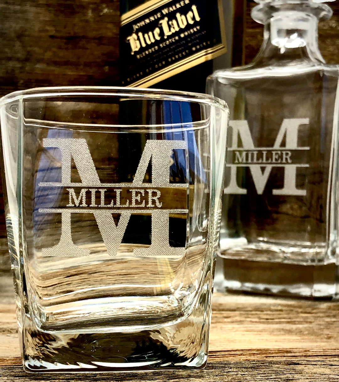 Custom Whiskey Glass, Personalized Whiskey Glasses, Rocks Glasses, Scotch Glasses, Engraved ...