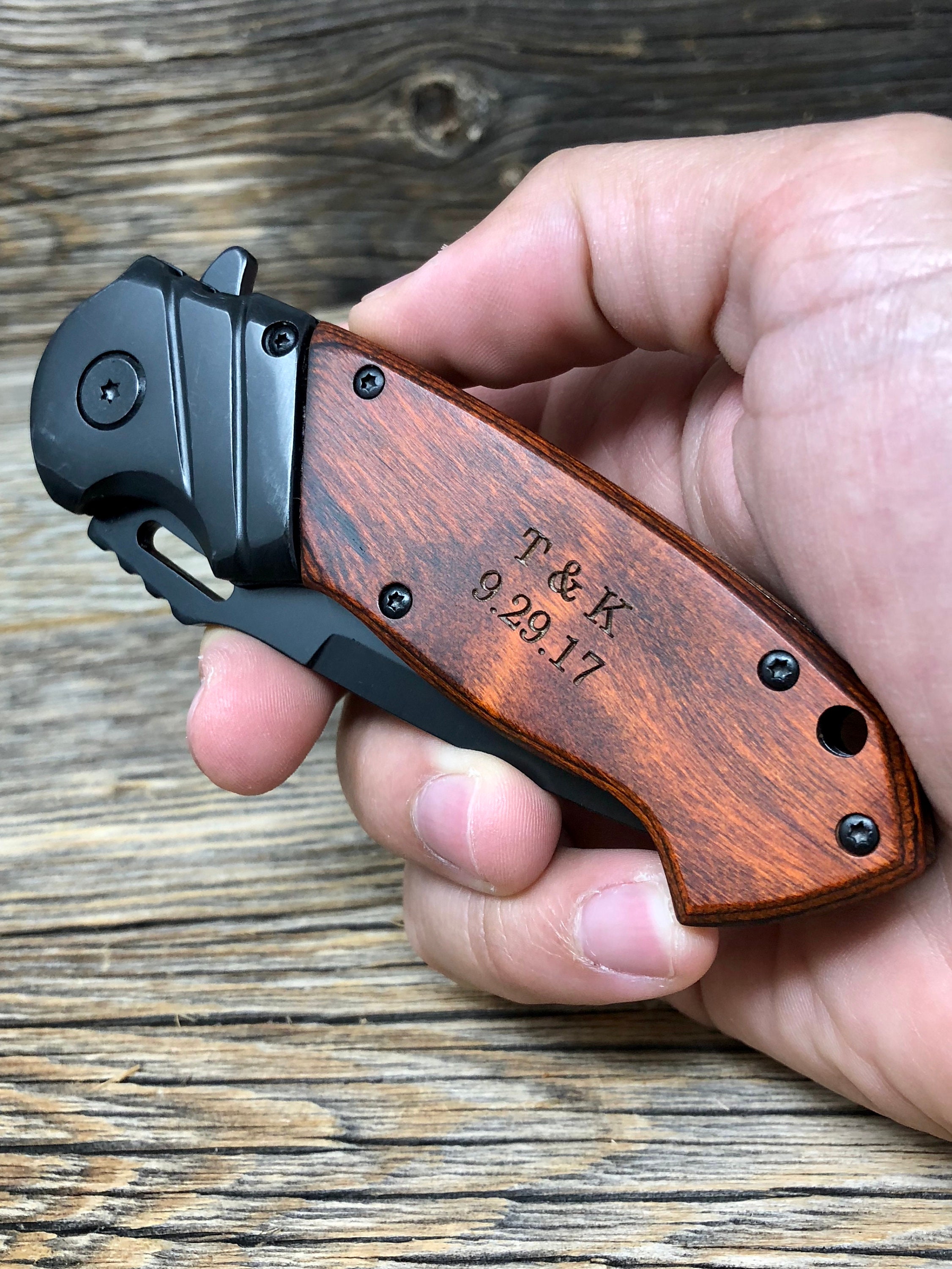 Monogram Knife Happy Anniversary Gift for Boyfriend Gift for Etsy