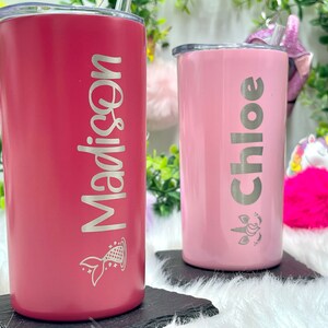 Engraved Easter Gift for Kids Stainless Steel 12 oz Tumbler Cup and Jewelry Case Gifts for Girls image 8