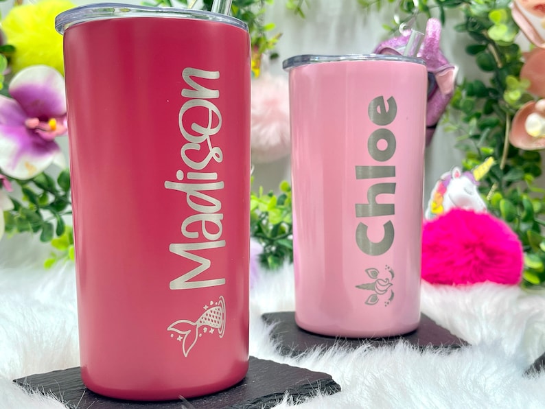 Engraved Easter Gift for Kids Stainless Steel 12 oz Tumbler Cup and Jewelry Case Gifts for Girls image 8