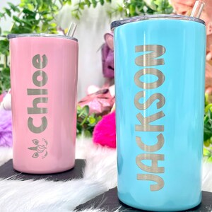 Engraved Easter Gift for Kids Stainless Steel 12 oz Tumbler Cup and Jewelry Case Gifts for Girls image 10