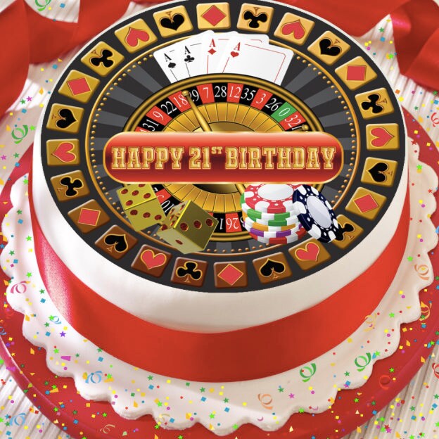 precut edible cake topper icing sheet decoration 7.5 inch