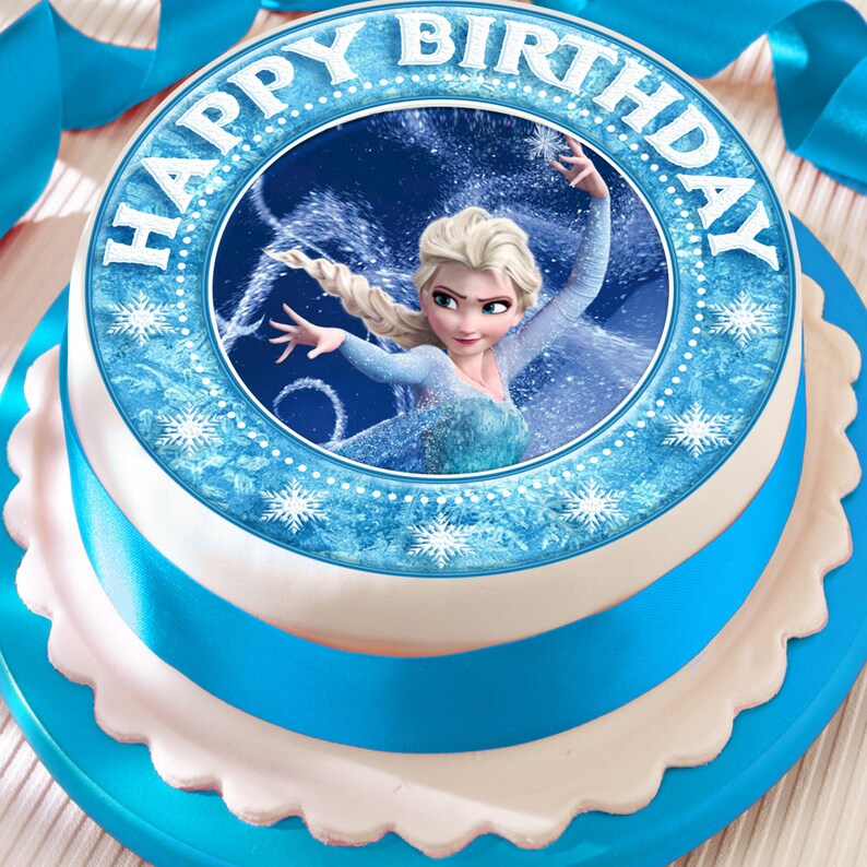 Disney Frozen Flashing Decoration— Cake Topper Table Decor