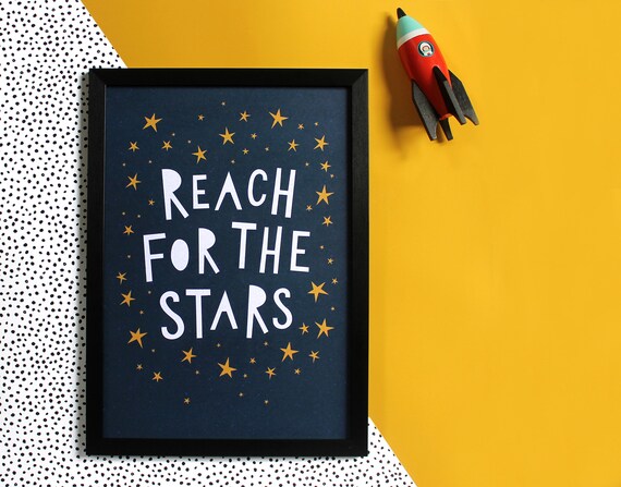 Reach For The Stars Print | Etsy