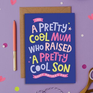 One Cool Mum – Muttertagskarte vom Sohn