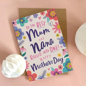 Mama und Nana Muttertagskarte