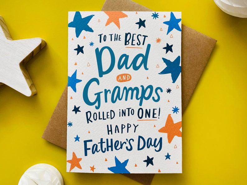 Father's Day Dad and Gramps Card image 1