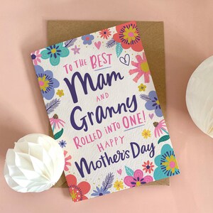 Mam und Oma Muttertagskarte