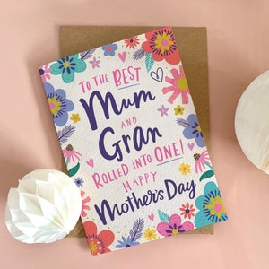 Karte für Mama und Oma zum Muttertag