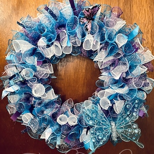 Butterfly wreath