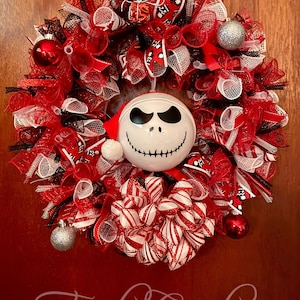 Jack Santa Wreath