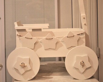 White Wedding Wagon Etsy