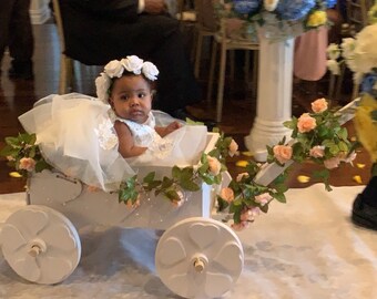 baby flower girl wagon