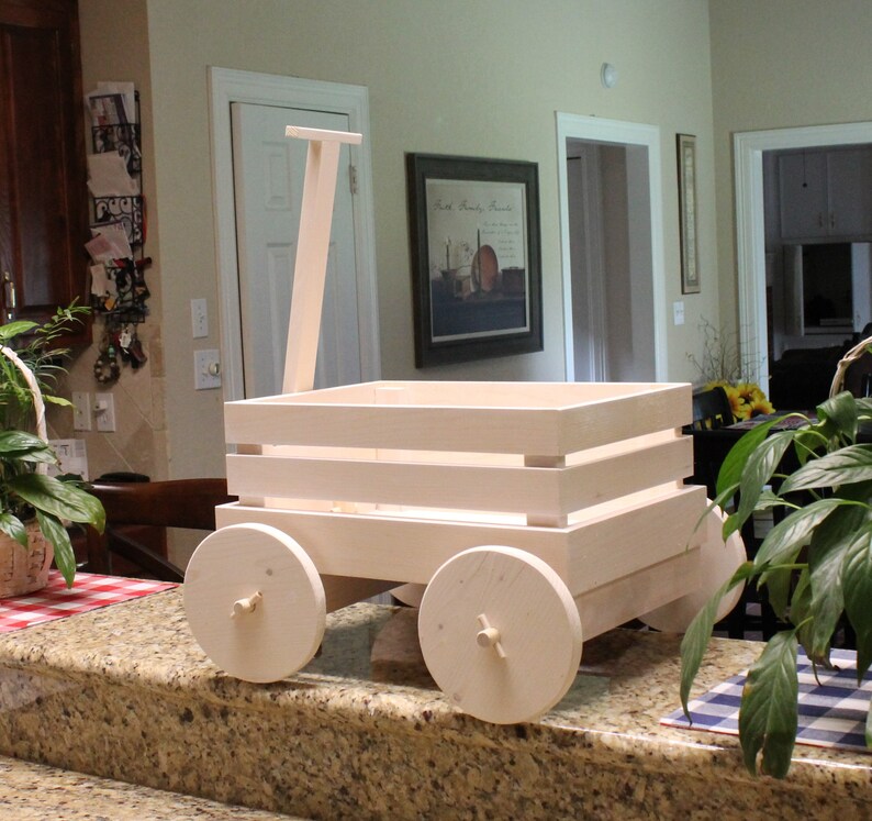 Wooden Wagon for Wedding for Babies 1 Yr and Smaller Ring Etsy