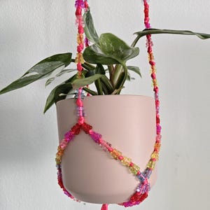 The BEADED - Plant Hanger - Gummy Bear Decor