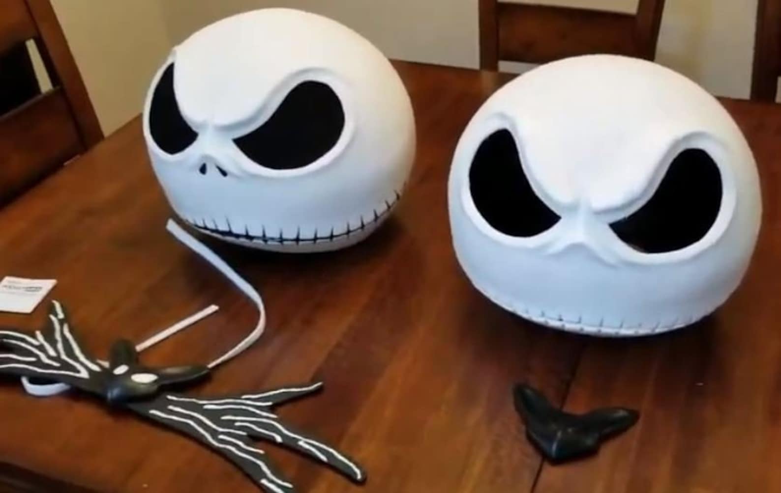 Jack Skellington Mask And Bow Tie Etsy