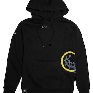 Hand-Painted TwoFace Smiley Hoodie