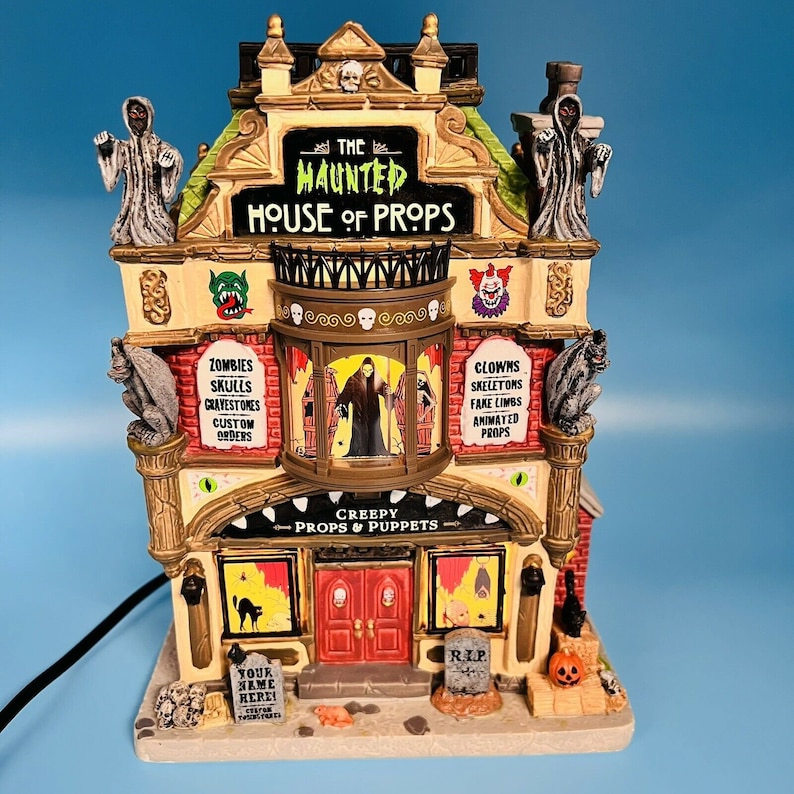 Lemax Spooky Town HAUNTED HOUSE of PROPS Lemax Product 85312 Etsy