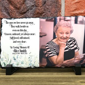 The Ones We Love, In Loving Memory Gift, Sympathy Gift, In Loving Memory Sign, Memorial Gift, personalized memorial, memorial stone