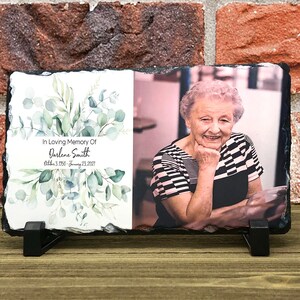 In Loving Memory Gift, In Memory of Plaque, sympathy, memorial stone, personalized memorial gift, Photo Memorial,  memorial keepsake