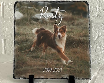 Pet Memorial, In Loving Memory Pet Gift, personalized pet memorial, Pet Photo Memorial,  cat memorial,  dog memorial, mans best friend
