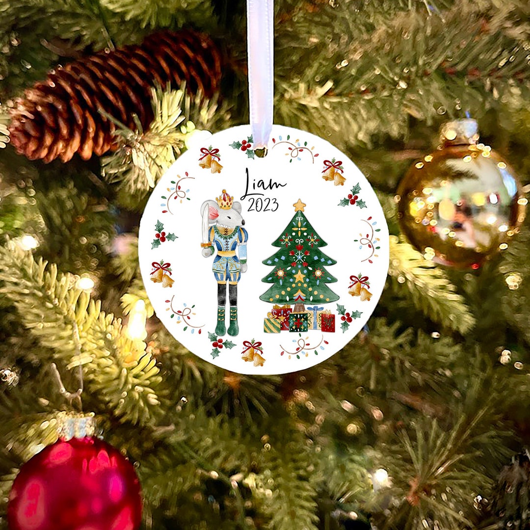Personalized Nutcracker Ornament, Nutcracker Christmas Ornament, Kids