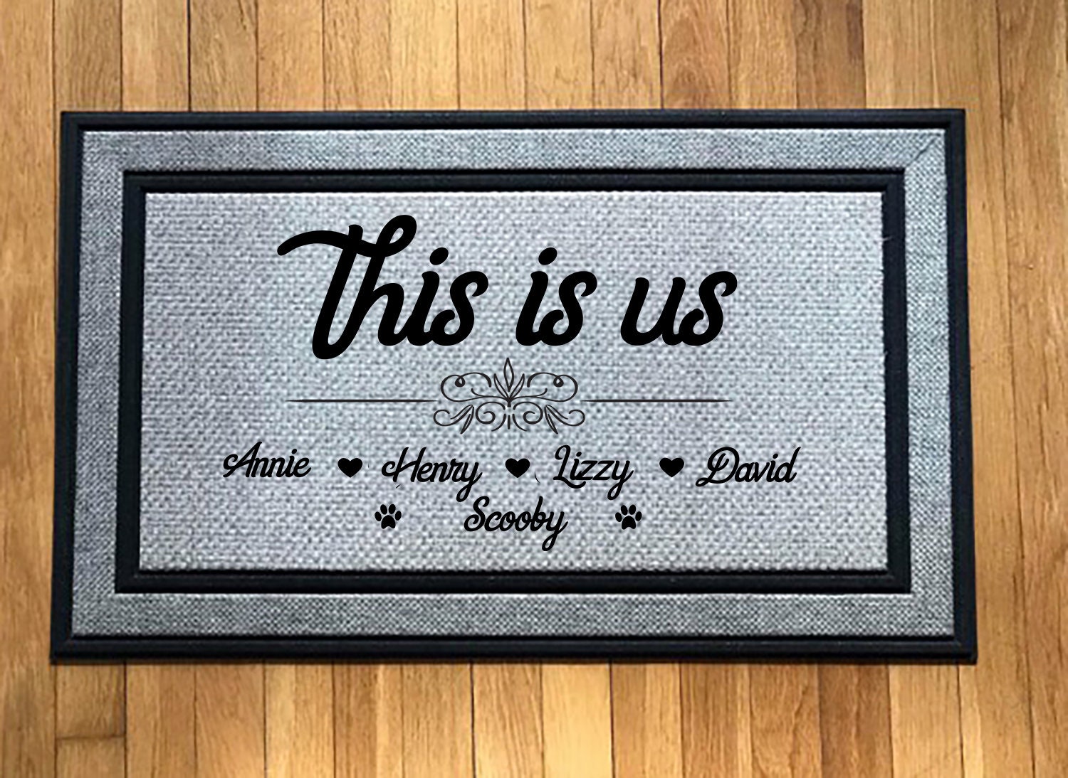 Personalized Cool Cats and Kittens Doormat Customized Etsy
