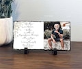 Personalized memorial photo plaque, Picture Frame Personalized, Goodbyes are not forever, In Loving Memory Gift, photo memorial keepsake