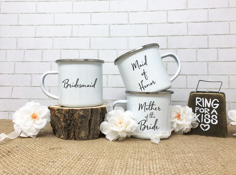 Wedding Party Camp Mug Campfire Mug Wedding Favor Etsy