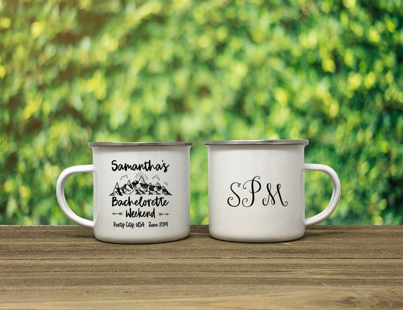 Bachelorette Party Camp mug campfire mug wedding favor Etsy