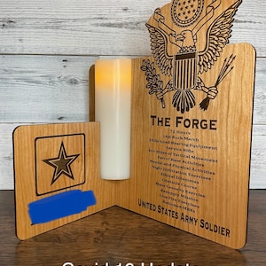 Army Forge Candle Holder (Read Description)