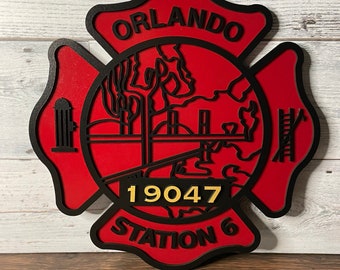 Custom Fire Department Sign