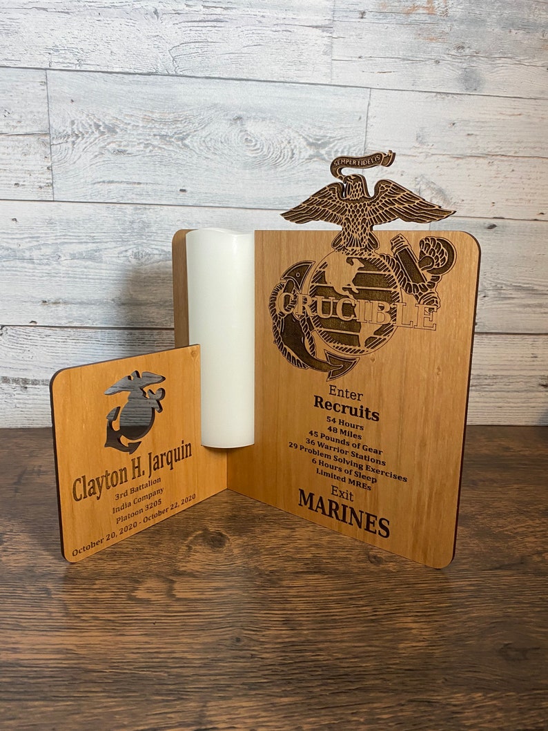 Marine Corps Crucible Candle Holder image 2