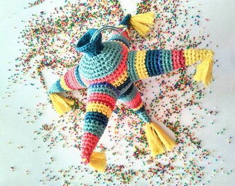 Pattern Crochet Mexican piñata fiesta