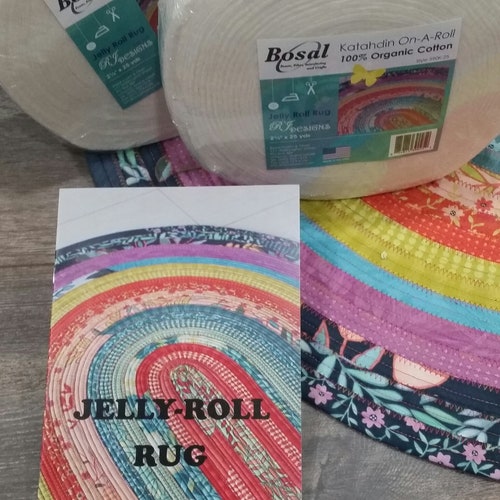 UPDATED Jellyroll Rug PDF Pattern Etsy