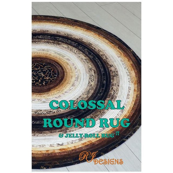 Colossal Round Rug (PDF pattern)