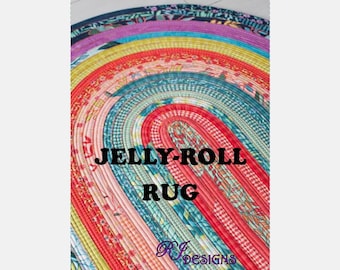 Jelly-Roll Rug Pattern (PDF)