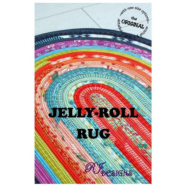 AKTUALISIERT! Jelly-Roll Rug (PDF-Schnittmuster)