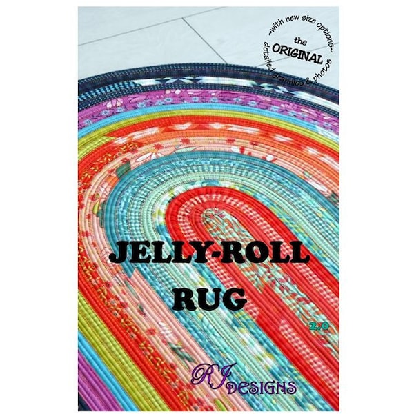 UPDATED! Jelly-Roll Rug (paper pattern)