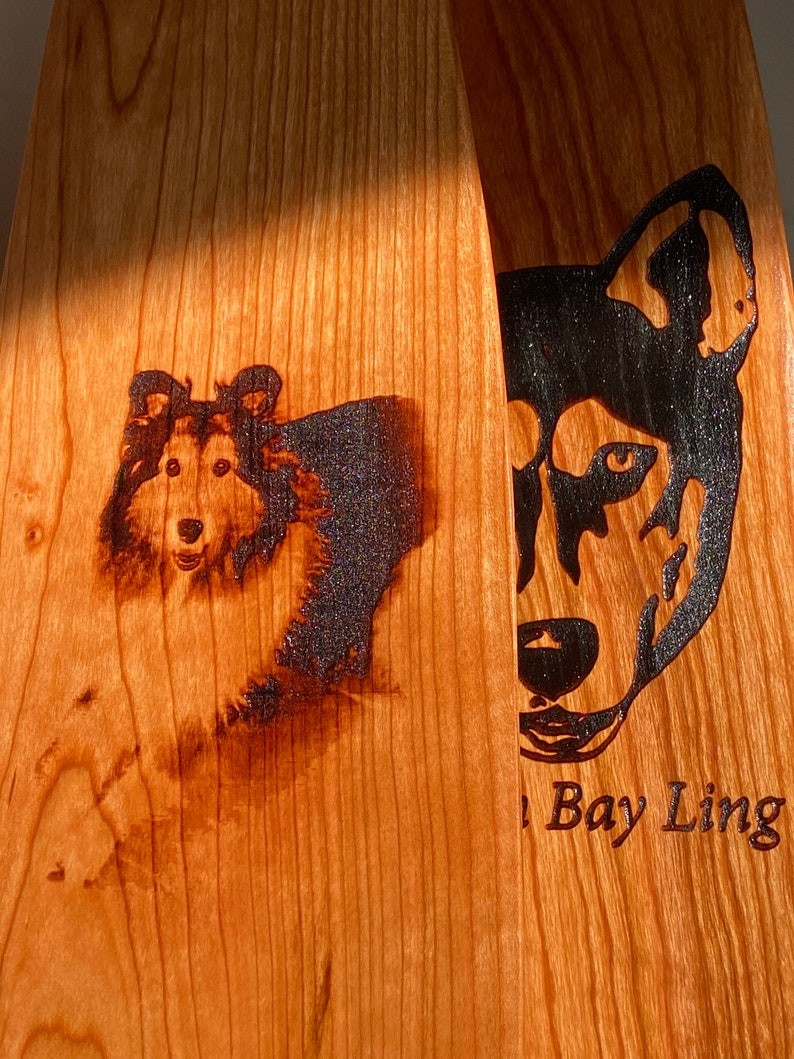 Engraving on A Custom Made Canoe Paddle Etsy