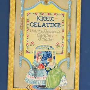 Vintage Knox Gelatine Dainty Desserts Candies Salads Recipe Booklet 1929