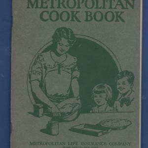 Vintage Metropolitan Life Insurance Company Recipes Booklet