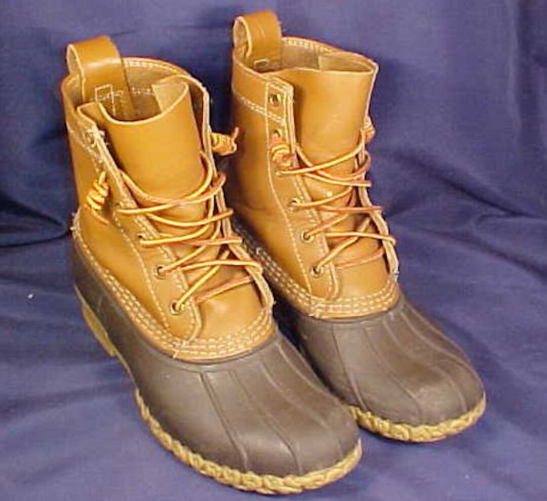 LL BEAN 7.5 Duck Boots Women's DM Size 8 Maine Waterproof Etsy