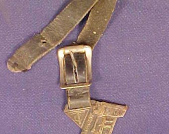 Vintage Brass Tractomotive Pocket Watch Fob Central Ohio Tractor Co Columbus Ohio